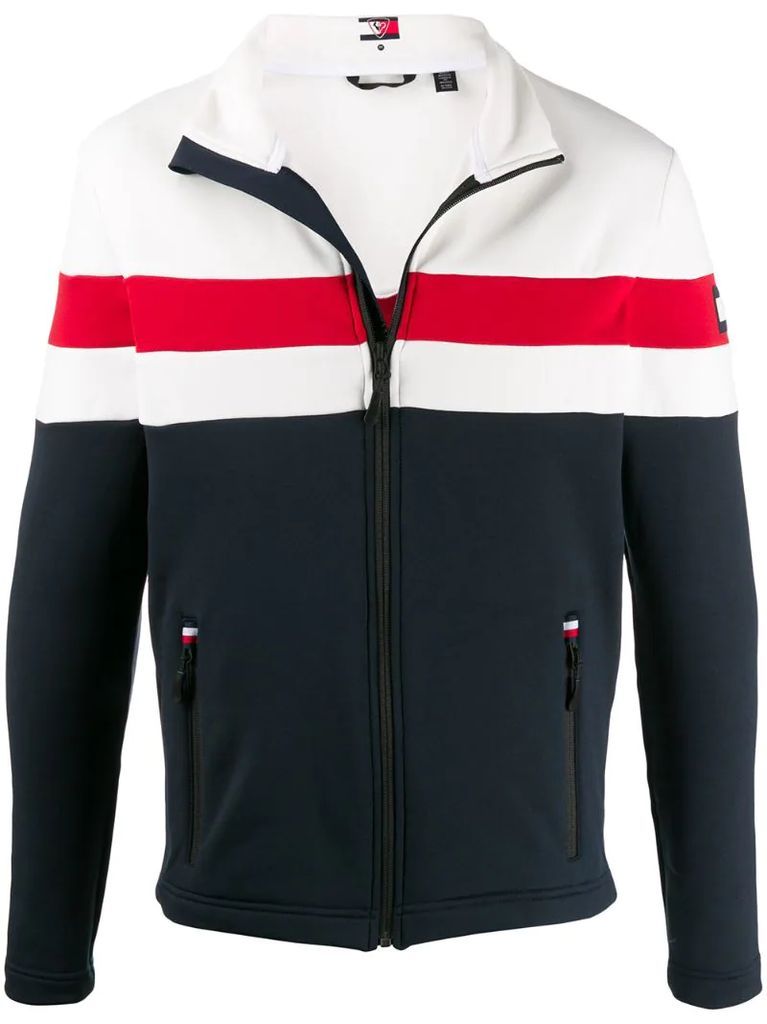 x Tommy Hilfiger colour-block zipped sweatshirt