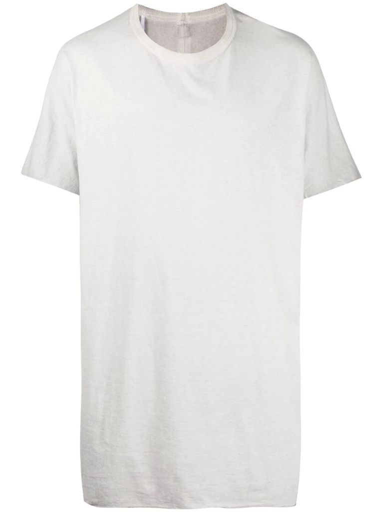 seam-detail cotton T-shirt