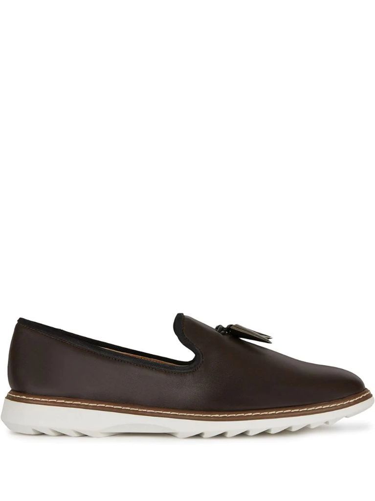 tooth tassel loafers