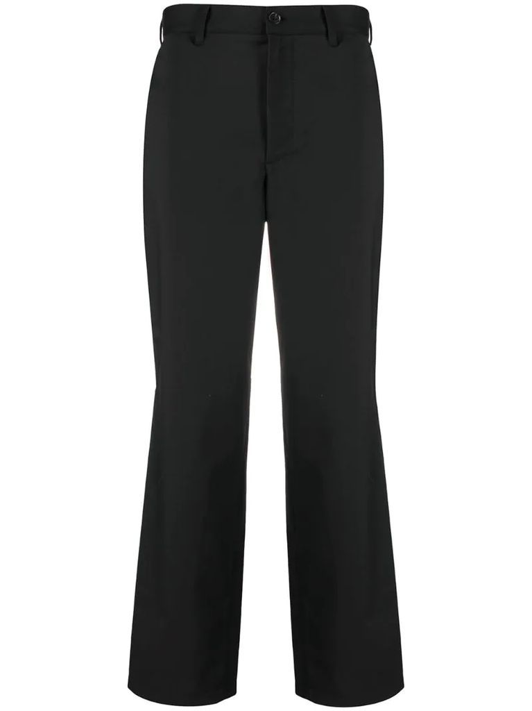 Soft straight trousers