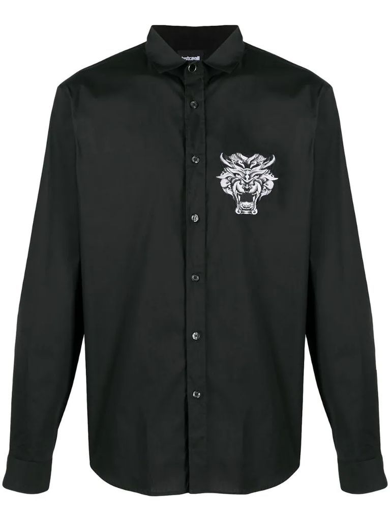 embroidered detail shirt