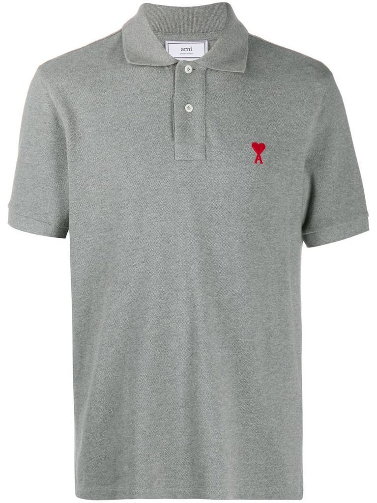 logo-embroidered polo shirt