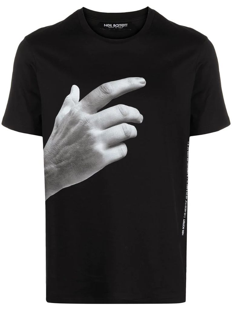 hand-print T-shirt