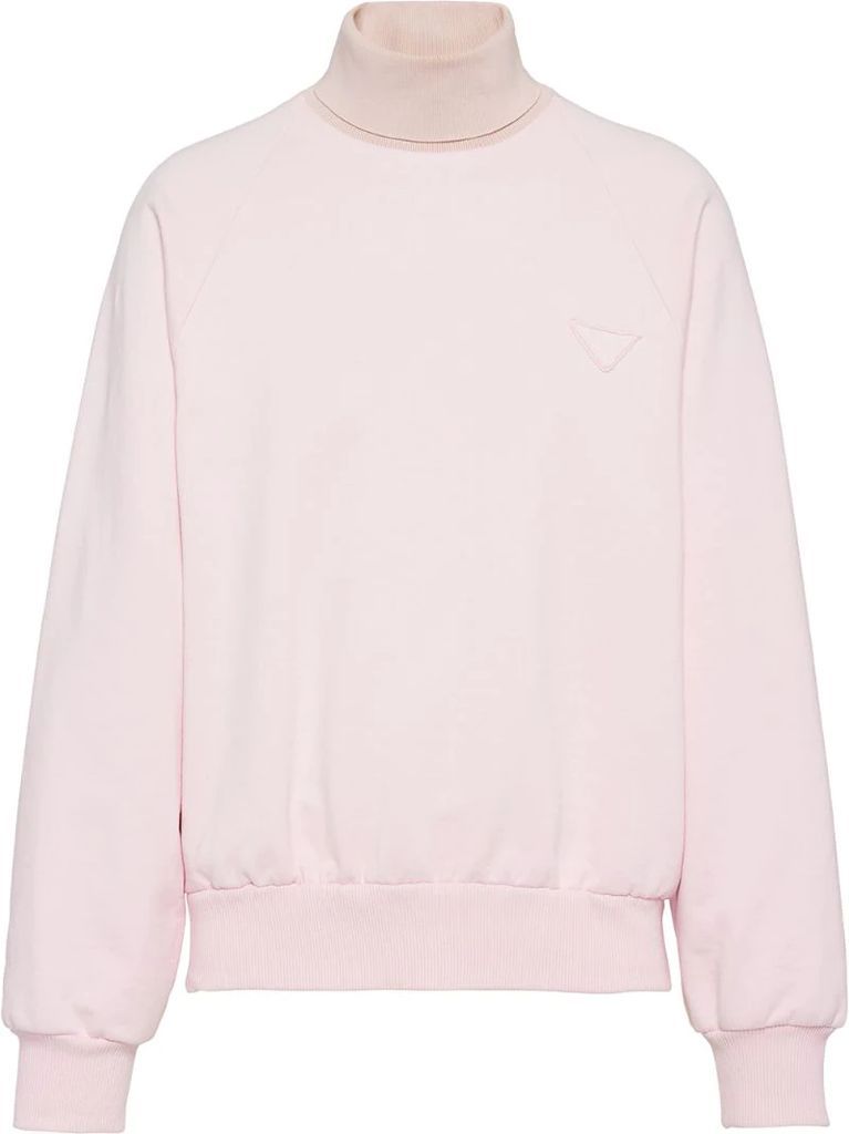 oversized roll neck sweatshirt