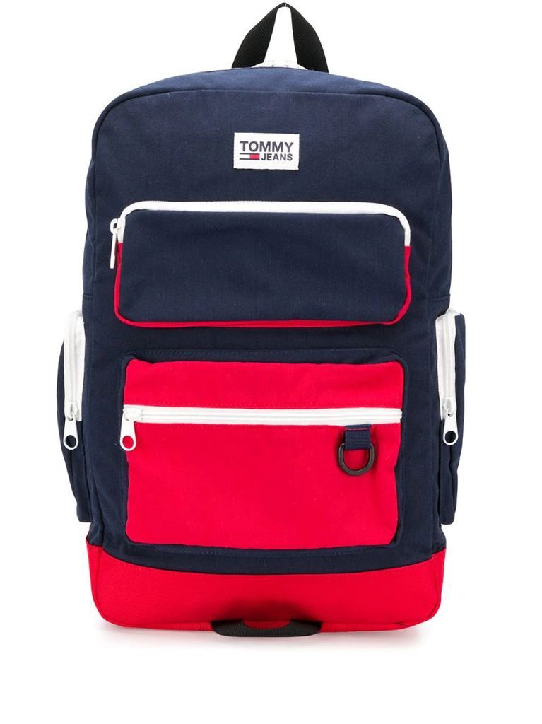 colour-blocked backpack