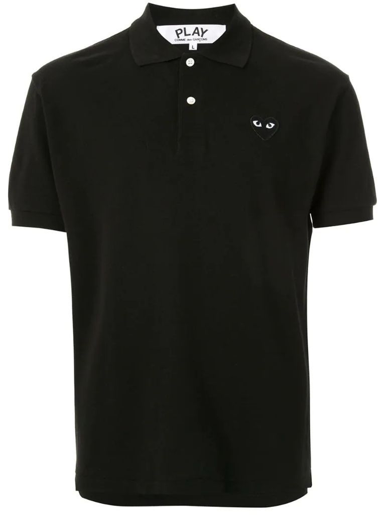 embroidered logo polo shirt