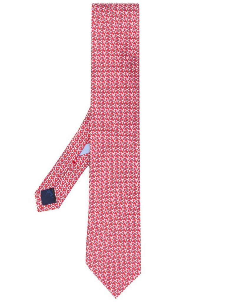 Gancini-print tie