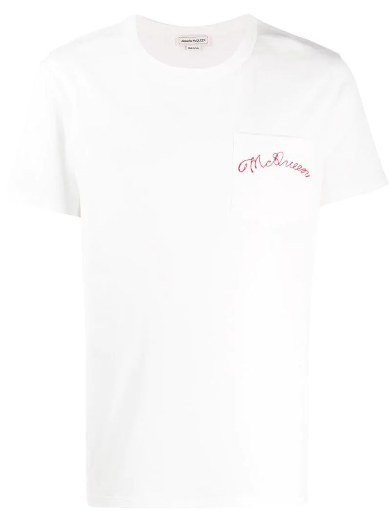 McQueen embroidered T-shirt