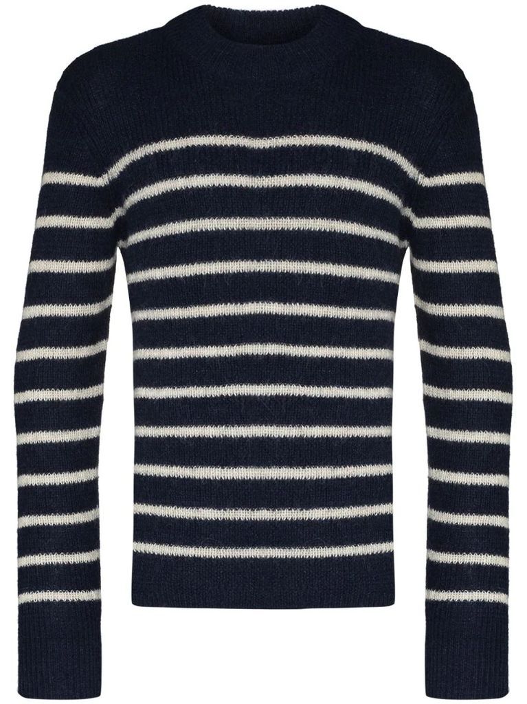 George stripe-pattern jumper