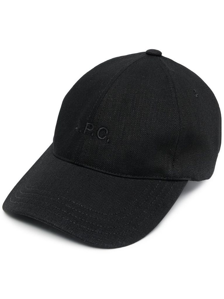 embroidered-logo cotton baseball cap