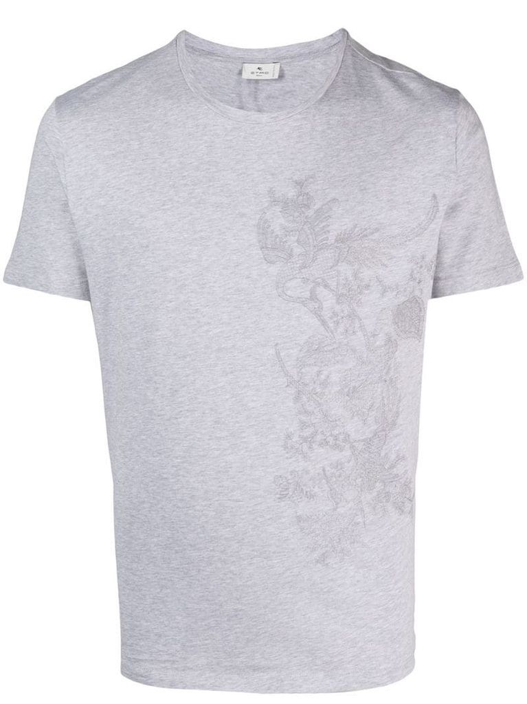 botanical-print cotton T-Shirt