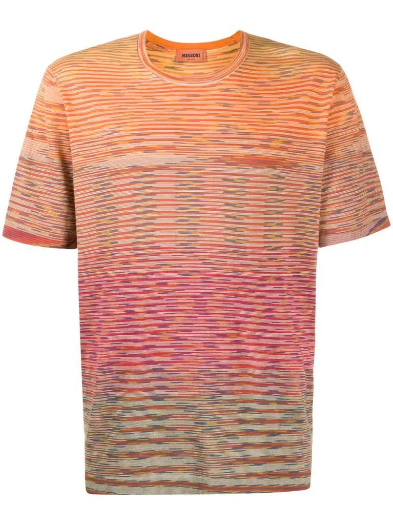 striped ombré T-shirt