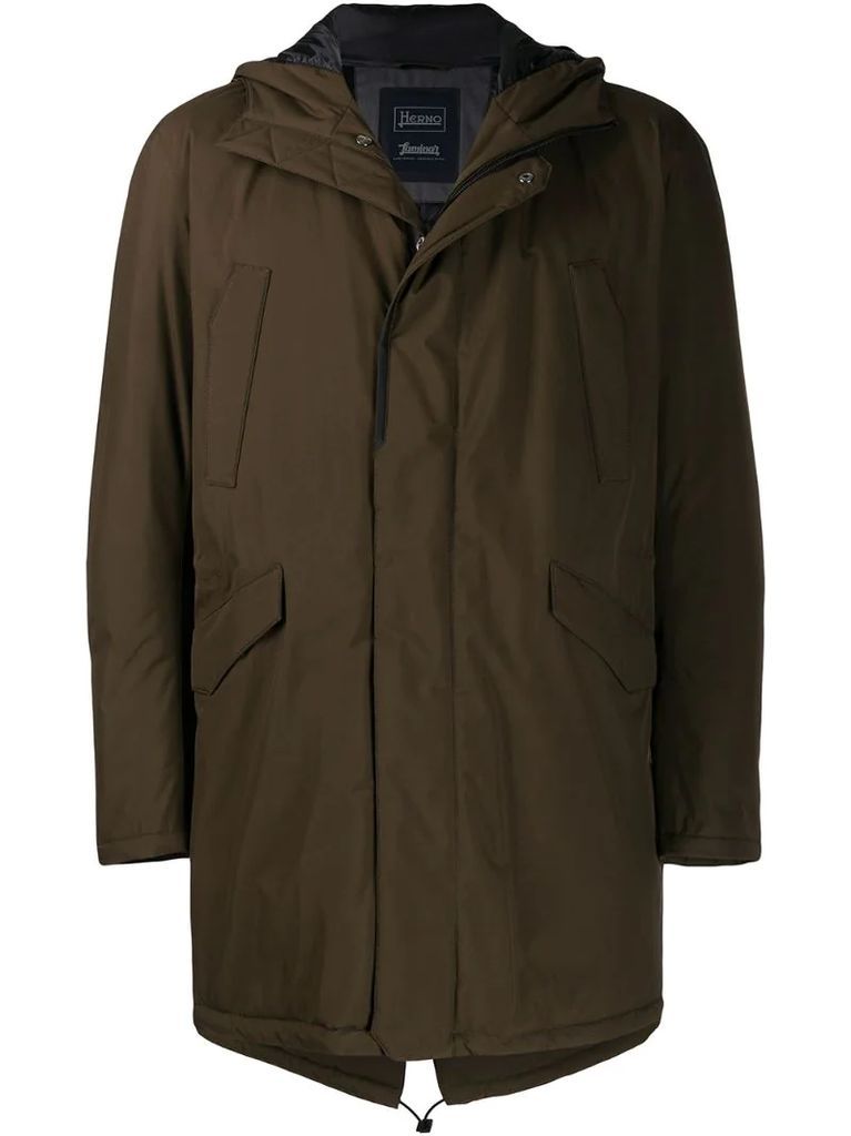 hooded coat