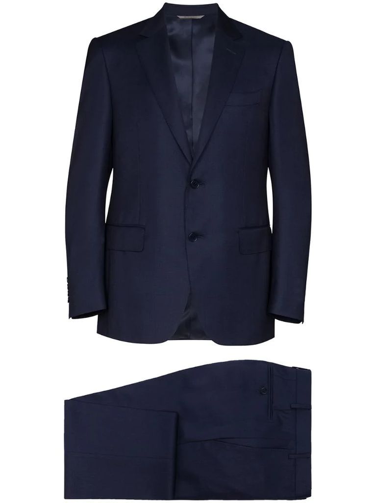 two-piece wool suit