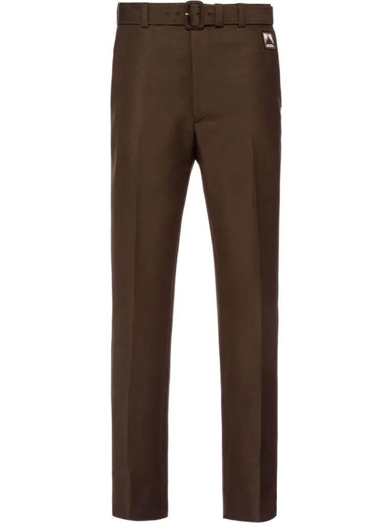 bootcut tailored trousers