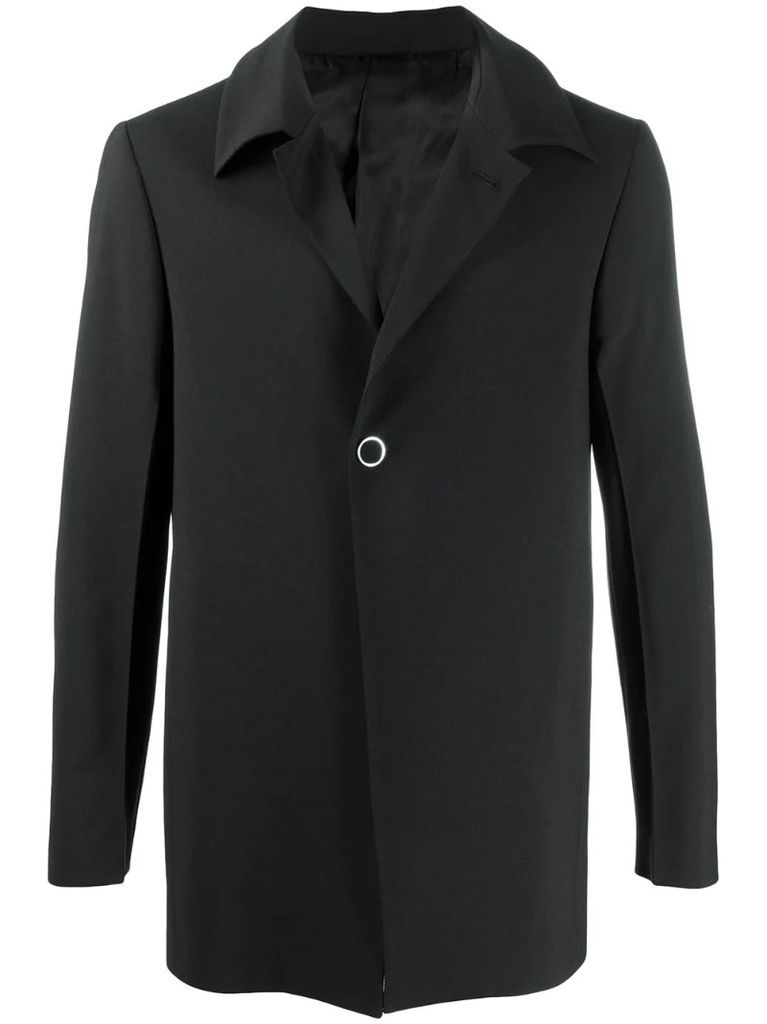 single-breasted tailored jacket