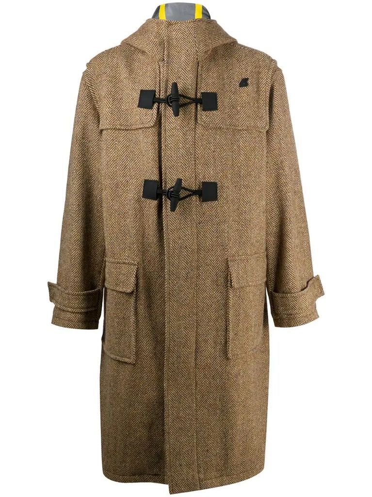 hooded duffle coat