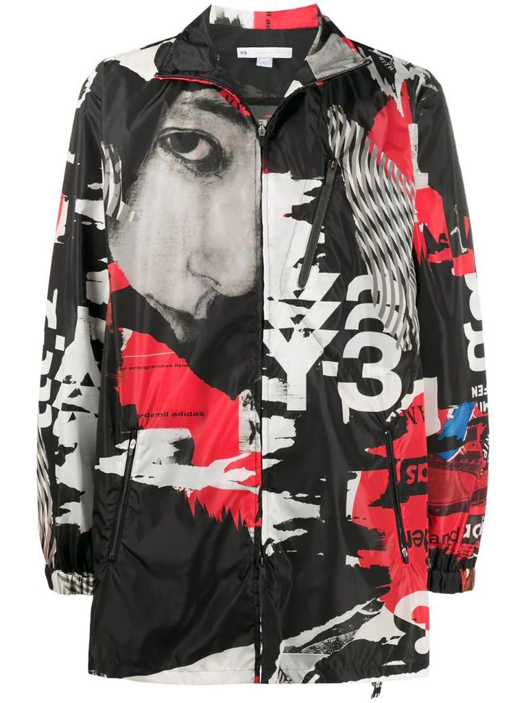 CH1 graphic-print track jacket