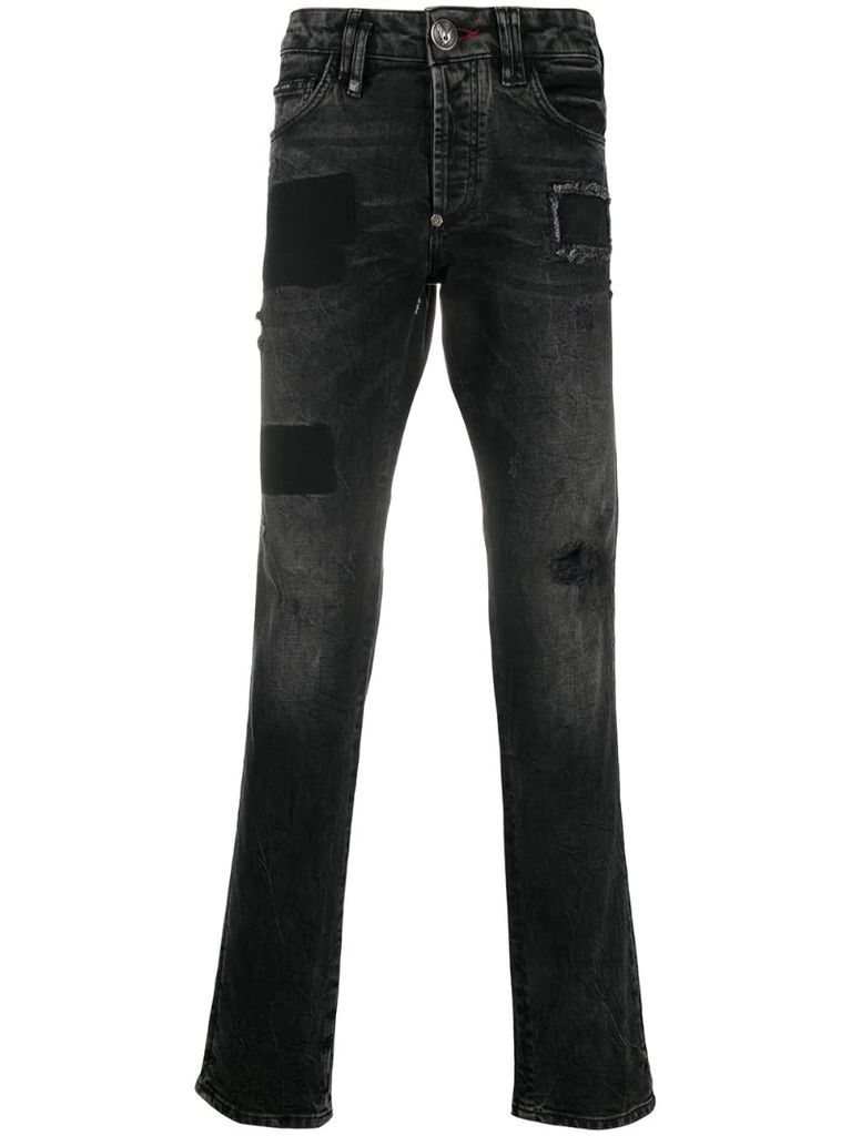 Monogram super straight jeans