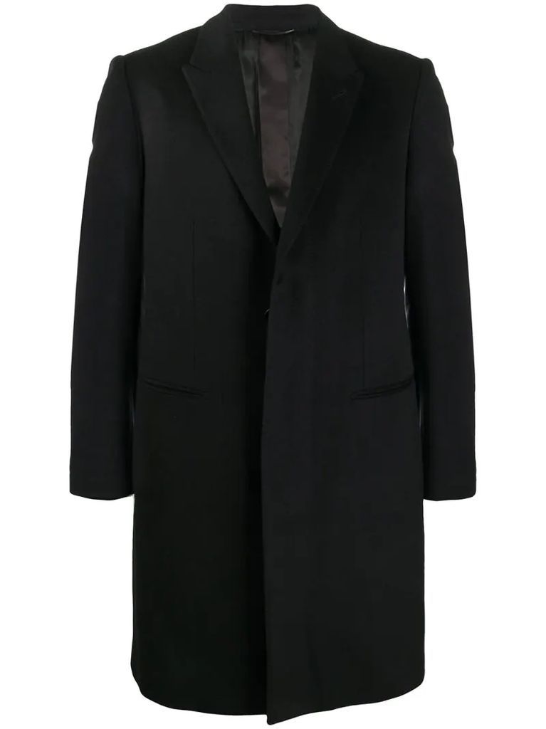 wool-cashmere blend formal coat