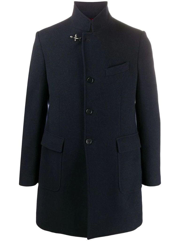 button-down coat