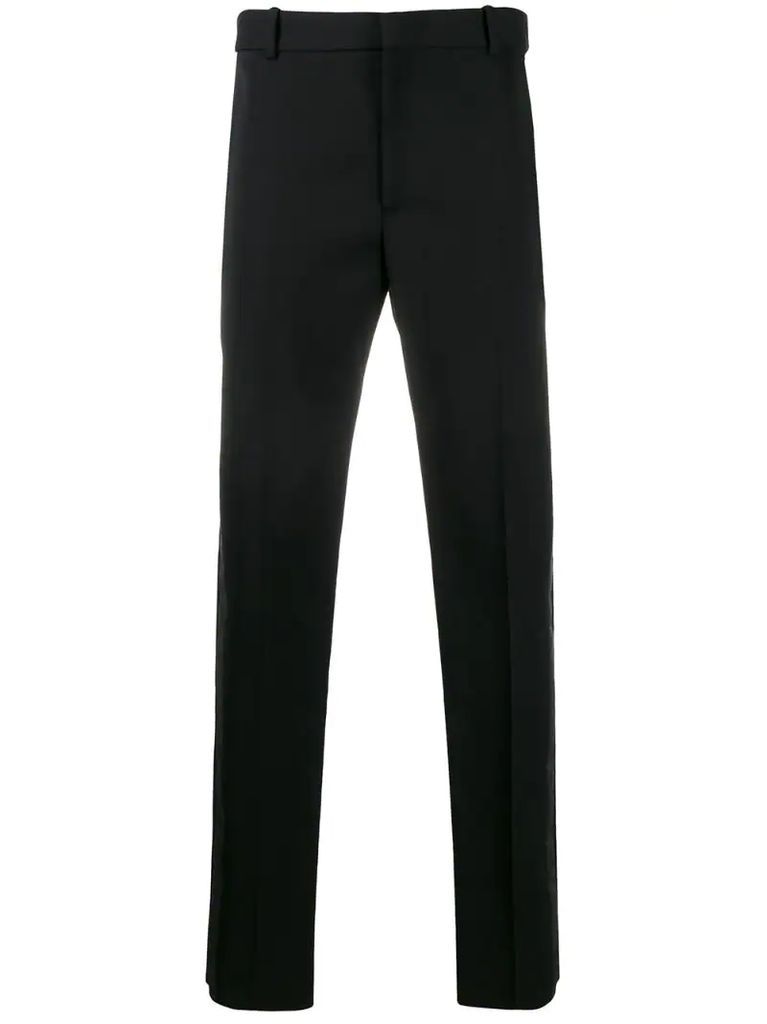 side tape tailored trousers