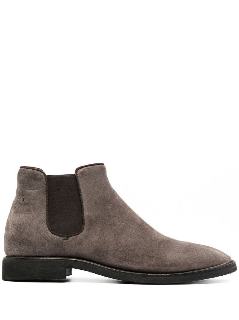 suede Chelsea boots