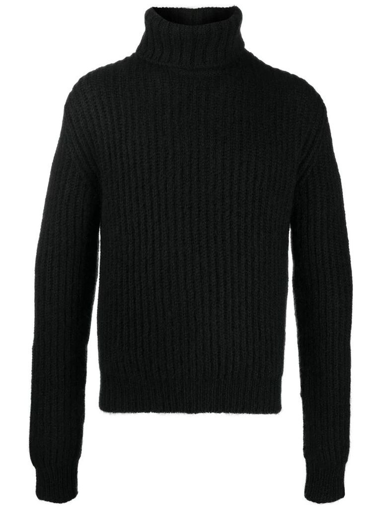 knitted turtleneck jumper