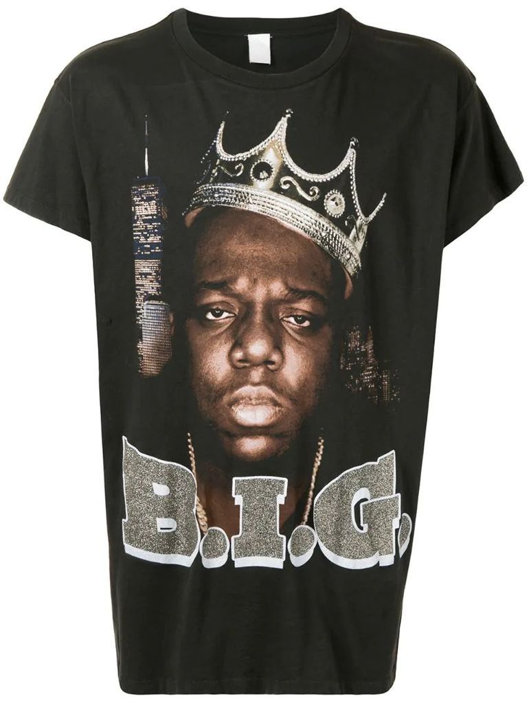 Notorious B.I.G.-print cotton t-shirt