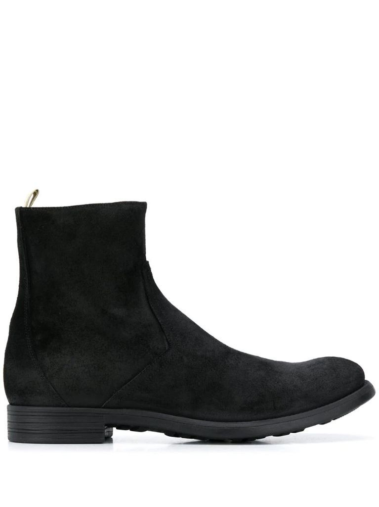 Chelsea zipped ankle boots