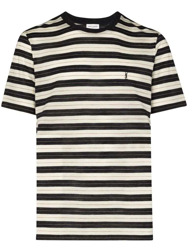 striped wool T-shirt
