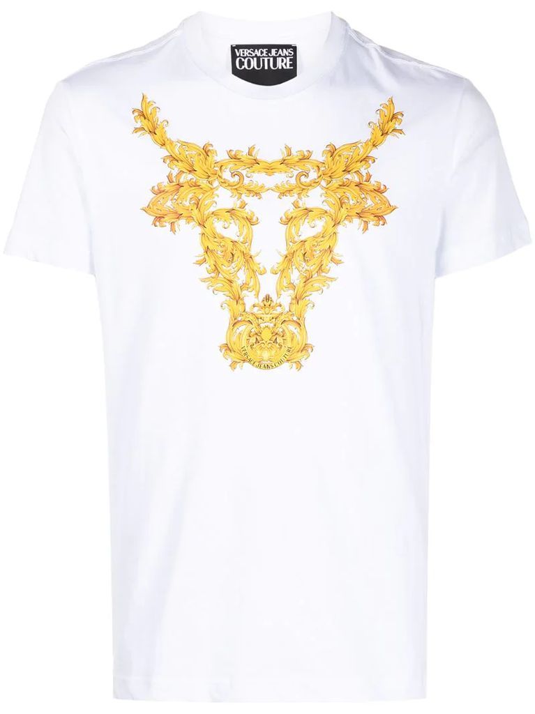 Lunar New Year motif print T-shirt