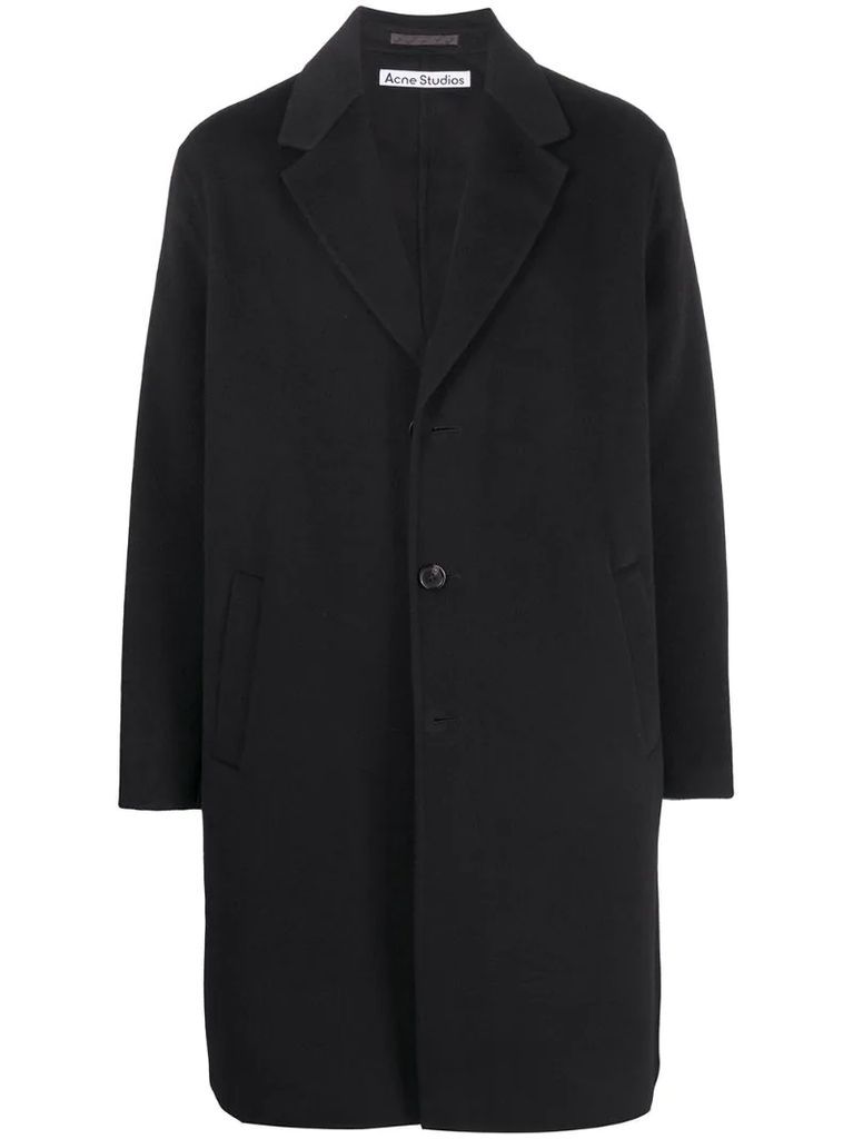 double-faced wool coat