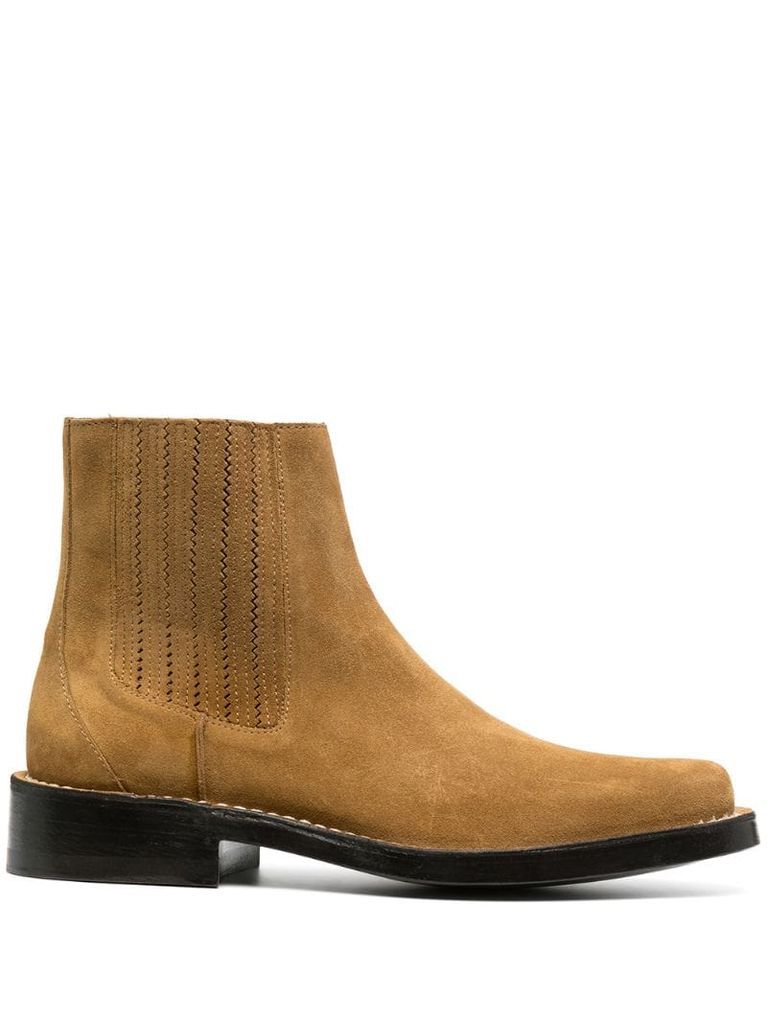 suede Chelsea boots