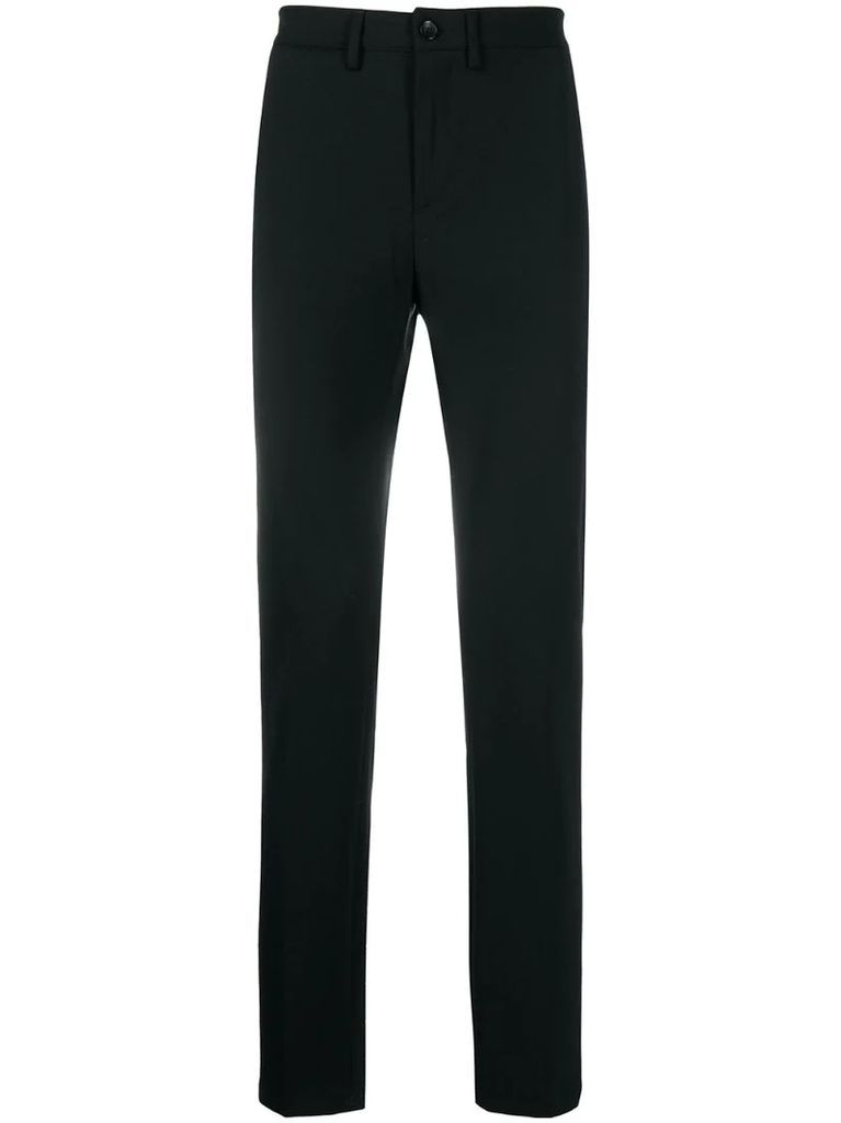 slim fit trousers
