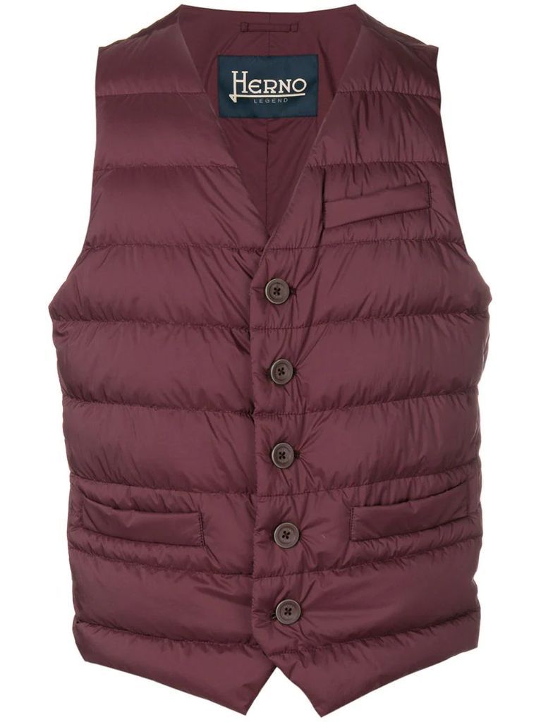quilted waistcoat