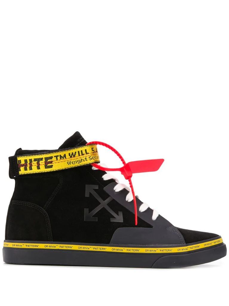 Vulcanized high top skater sneakers