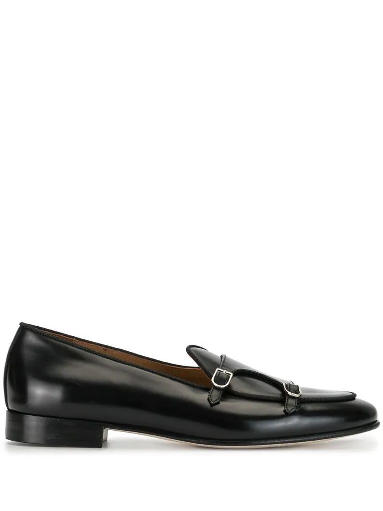 double monk strap loafers