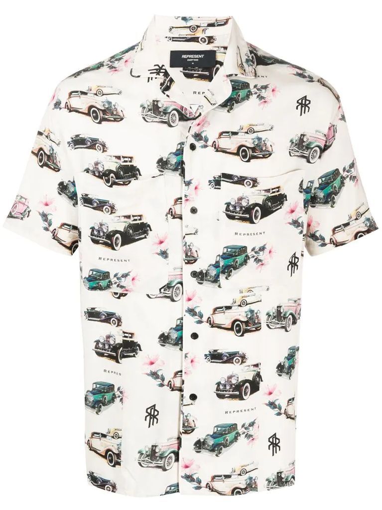 Classic Car print shirt
