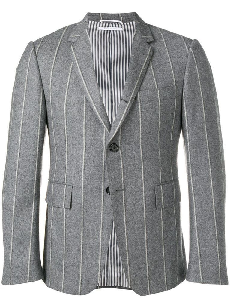 tailored striped blazer