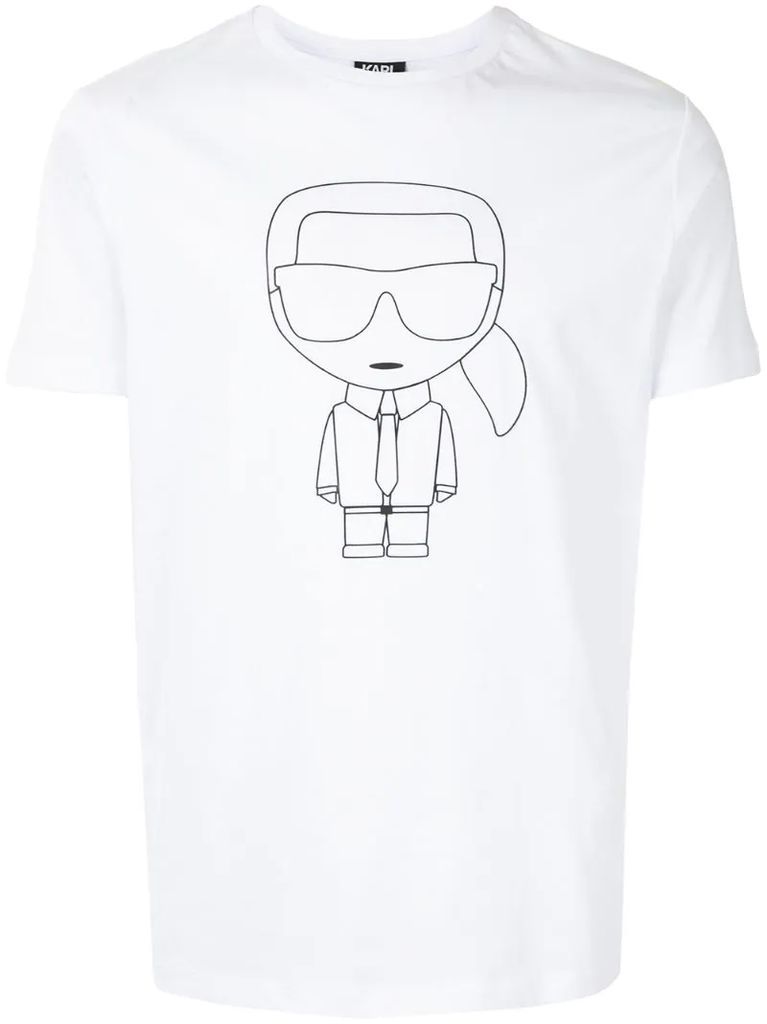 K/Ikonik Outline-print cotton T-shirt