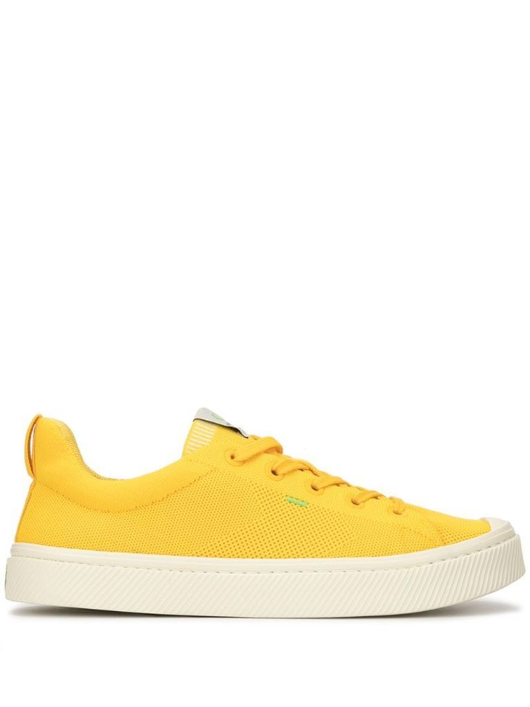 IBI Low Sun Yellow Knit Sneaker
