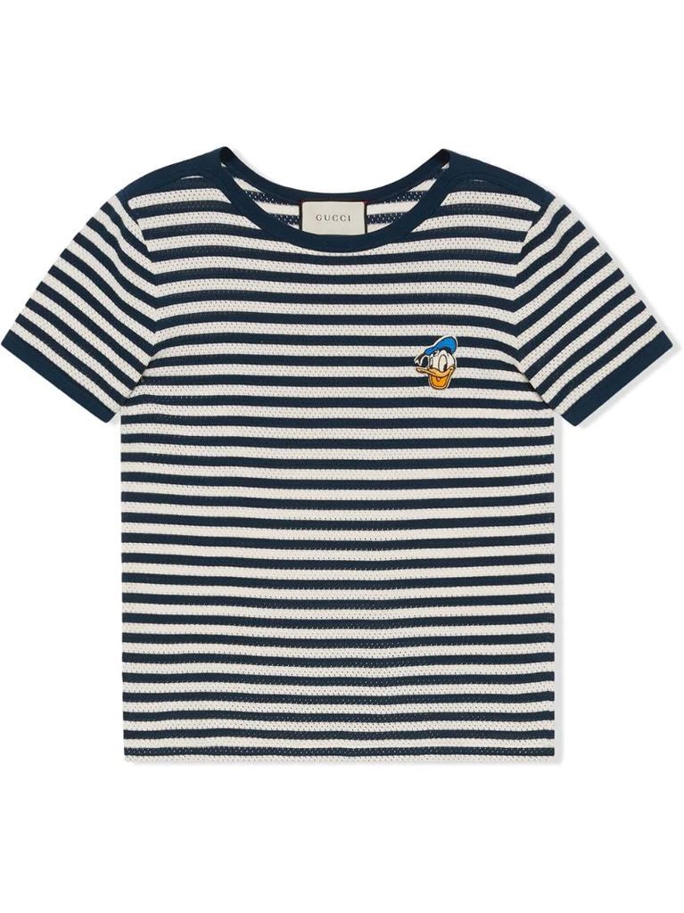 x Disney striped Donald Duck T-shirt