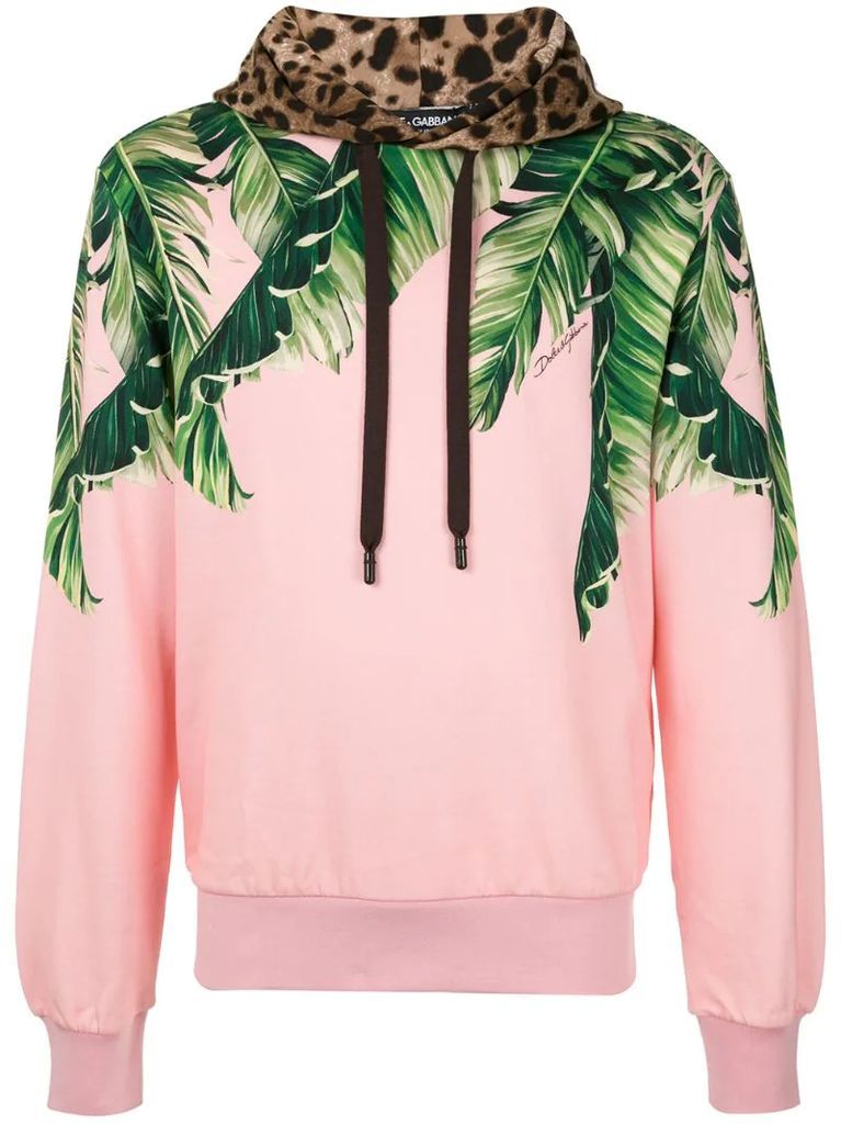 palm print hoodie