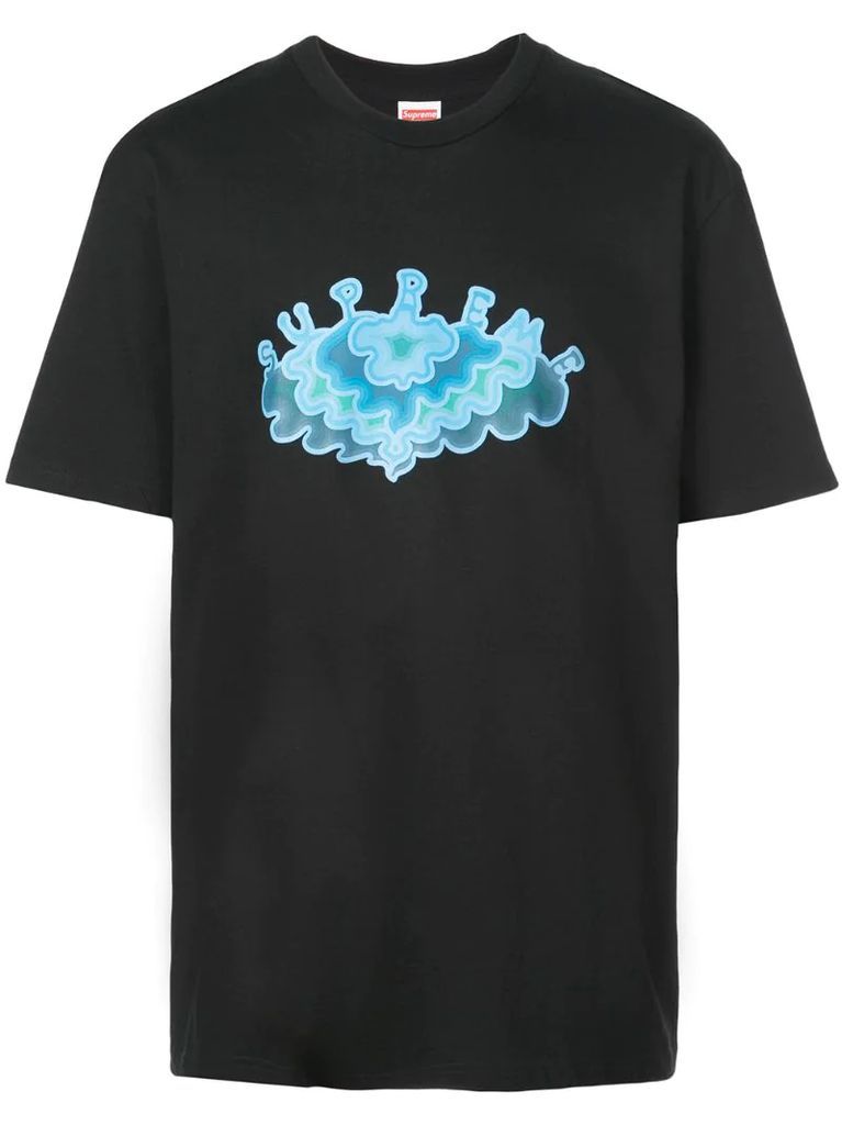 Cloud print T-shirt