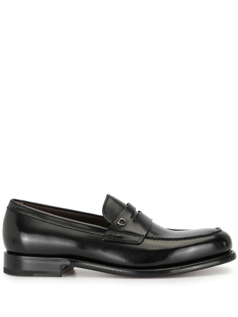 Theodore Gancini plaque loafers