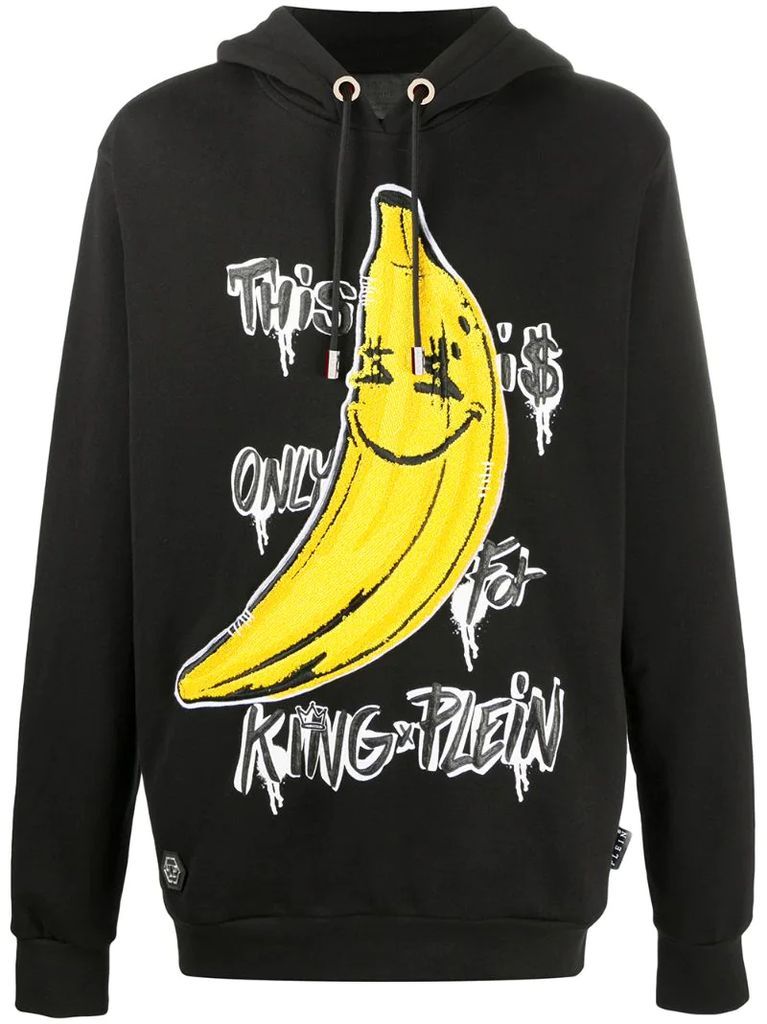 King Plein cotton hoodie