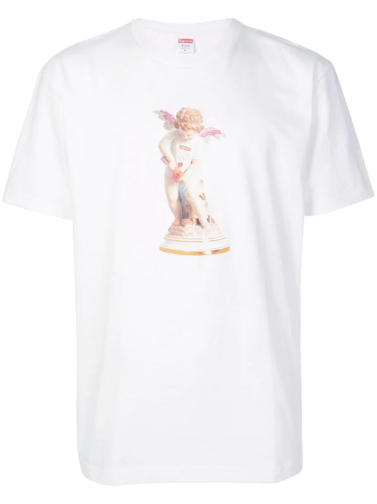 cupid print T-shirt