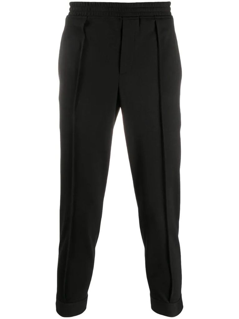 front seam track pants