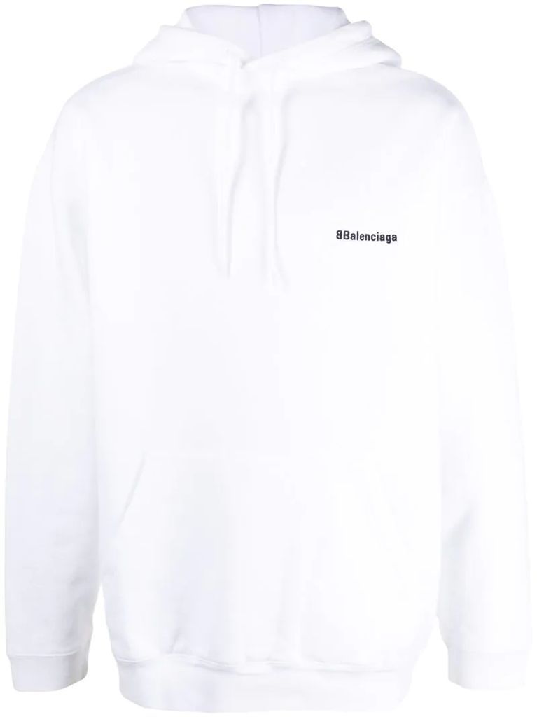 BB embroidered logo hoodie